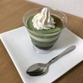 クックJ5D01B☆'s cooksnap of when they made 和✿あんこ＆抹茶とクリームのババロア♪.