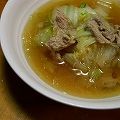 みみんご。's cooksnap of when they made 白菜とはるさめの食べるスープ.