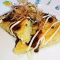 り～たん。's cooksnap of when they made お好み焼き風 焼き卵ごはん.