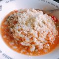 yumanishi's cooksnap of when they made 簡単☆セロリとトマトのスープリゾット.