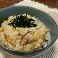 すずかすてら☆'s cooksnap of when they made 鶏肉でだしいらず☆ごま香る〜たけのこご飯.