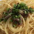 おむ★らいす's cooksnap of when they made にんじんの葉のペペロンチーノ.