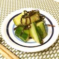 RIKA☆MAMA's cooksnap of when they made 胡瓜と塩昆布のごま油和え.