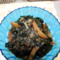 紅茶とチーズケーキ's cooksnap of when they made 簡単1品！ワカメと薩摩揚のゴマ油炒め.
