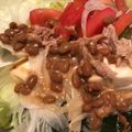 Dash1828's cooksnap of when they made 納豆ドレッシングでお豆腐のサラダ.