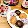 ゆーか1107's cooksnap of when they made ハロウィンエッグおにぎり.