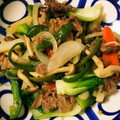 いかめし321's cooksnap of when they made 牛肉と筍の中華炒め☆青椒肉絲風☆.