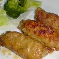 rocoroko's cooksnap of when they made 豚薄切り肉の白菜巻き.