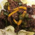 chibikulo's cooksnap of when they made なすとピーマンの挽き肉炒め.