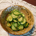 やんとエプロン☆'s cooksnap of when they made ごま油がイイ♪きゅうりのゴマ和え♪.