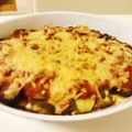 モモビション's cooksnap of when they made なすとズッキーニのトマトソースグラタン.