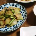 apiﾏﾏ's cooksnap of when they made 冬瓜とベーコンのニンニクしょう油いため.