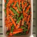 kicin1220's cooksnap of when they made インゲンと人参のごまあえ.