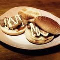 ワンパ食堂's cooksnap of when they made 手作り照り焼きチキンバーガー♪むね肉で♪.