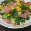 あゆたん♪'s cooksnap of when they made アスパラとベーコン炒め.