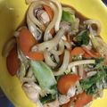 ゆぼ☆'s cooksnap of when they made 簡単！焼うどん〜オイスターソースで〜.