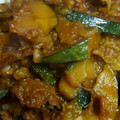 クックZTXRLP☆'s cooksnap of when they made かぼちゃと挽肉のスタミナ炒め♡.