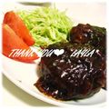 LAYLA*'s cooksnap of when they made 市販のルーを使った♪簡単煮込みハンバーグ.