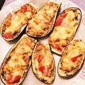 あちゅ★ﾐ's cooksnap of when they made ナスで簡単、生ハムチーズピザ♡.