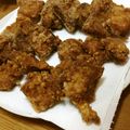 chou*'s cooksnap of when they made まぐろの唐揚げ.