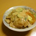 もんしゅしゅ's cooksnap of when they made 斬新！キュウリのオーロラソースあえ♪.