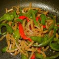 saskach's cooksnap of when they made 夏野菜！ししとうとこんにゃくdeきんぴら.