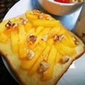 美貴姉's cooksnap of when they made 柿と胡桃のスイーツトースト.