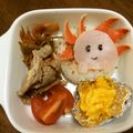 はるみみんが's cooksnap of when they made キャラ弁★ウーパールーパー弁当☆.