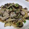 Sayapiyo☆'s cooksnap of when they made 簡単!美味しい!豚バラと高菜明太のパスタ.