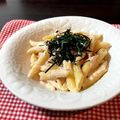 misatona's cooksnap of when they made 濃厚すぎるたらこクリームパスタ.