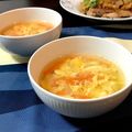 misatona's cooksnap of when they made 千切りにんじんのかき玉みそ汁.