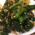 卵せんべい's cooksnap of when they made 小松菜とワカメのポン酢和え.