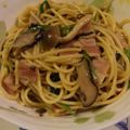 ふくnyan's cooksnap of when they made きのこたっぷり　和風スパゲティ.