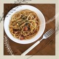 P♡shion's cooksnap of when they made 10分で☆きのことベーコンの和風パスタ.