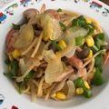 かおり85's cooksnap of when they made ベーコン＊しめじ＊玉葱＊ピーマンのパスタ.