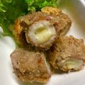 ノッケオ's cooksnap of when they made チーズin肉巻き竹輪のミラノ風カツレツ.