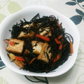 NAOばあさん's cooksnap of when they made ♡厚揚げ入り♪美味しいひじきの煮物♡.