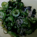 makichaki's cooksnap of when they made 定番常備菜♪じゃこときゅうりの酢のもの.