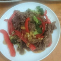 耳たぶ2号's cooksnap of when they made ちゃちゃっと☆牛肉とﾌﾞﾛｯｺﾘｰ炒め.