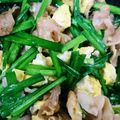 鈴のママ's cooksnap of when they made 卵入り豚ニラもやし炒め☆.