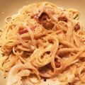 Domingo55's cooksnap of when they made ランチにも◎簡単♪本格☆濃厚カルボナーラ.