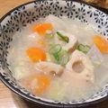 こっぷぽ～ん's cooksnap of when they made 風邪撃退‼ポカポカとろっ蓮根スープ.