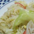あじぽんぬ☆'s cooksnap of when they made カニカマとレタスのチャーハン.