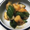 クックI6NLMD☆'s cooksnap of when they made やわらか鶏むねと茄子とピーマンの味噌炒め.