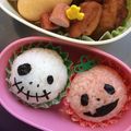 しゅんめいまま's cooksnap of when they made 女の子☆ﾊﾛｳｨﾝ弁当★キャラ弁当.
