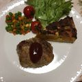 ちゃおっこ☆'s cooksnap of when they made 簡単！飽きない定番ハンバーグ.