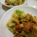 ゆみらんたん's cooksnap of when they made 豚肉とキャベツの生姜焼き風炒め.