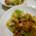 ゆみらんたん's cooksnap of when they made 豚肉とキャベツの生姜焼き風炒め.