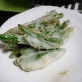 ＴＯＭＯＷＡＴ's cooksnap of when they made いんげんの天ぷら.