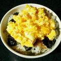 ＊なぁ＊'s cooksnap of when they made 手抜きランチに♡カンタンのりたまごはん♡.